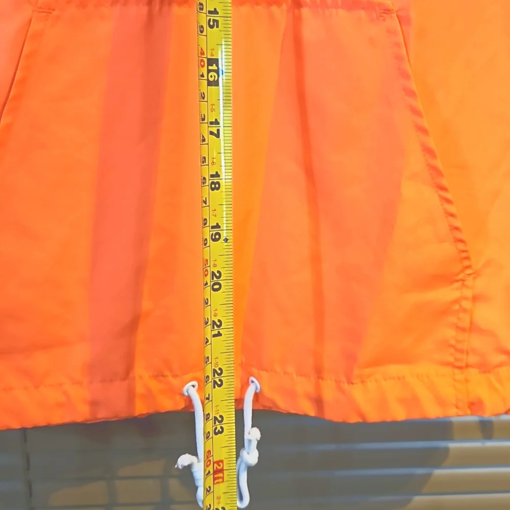 High Visibility running top, high vis runners coverup neon orange jogging, sport - Picture 10 of 11